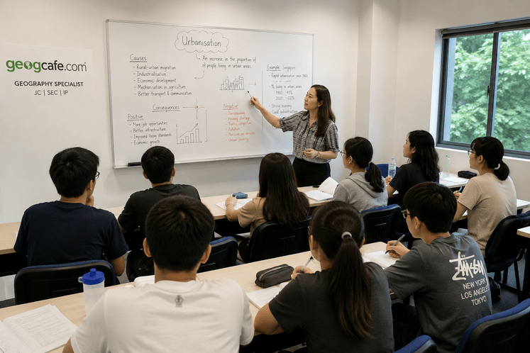 JC Geography tuition in Singapore